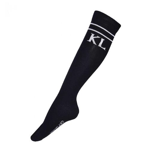 Wollsocken KLGAMBELL Wool-mix knee socks Kingsland Herbst/Winter 2019 black 38-40