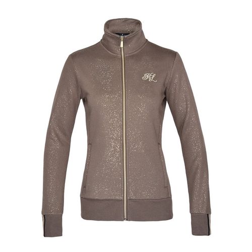 Sweat Jacket glitter KLnorna Kingsland Herbst/Winter 2021 brown granite XS S M L XL