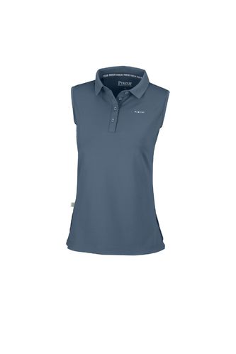 Polo-Shirt JARLA sleeveless Pikeur Frühjahr/Sommer 2022 vintage blue 34 36 38 40 42